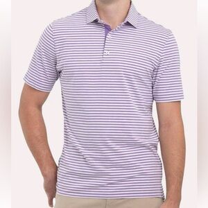 Johnnie-O Men’s NOAH Striped Polo Size Medium